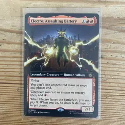 MTG Electro, Assaulting Battery 0260 Extended Art Rare NON FOIL - Image 1