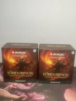 MTG LORD OF THE RINGS: 2 X Prerelease Kit SEALED Tales of Middle-Earth 195166205199 - Image 1