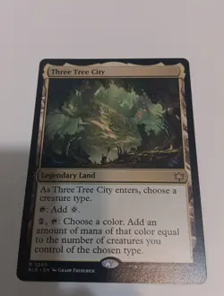 1x MTG Three Tree City Bloomburrow Rare NM Standard Commander Modern - Image 1