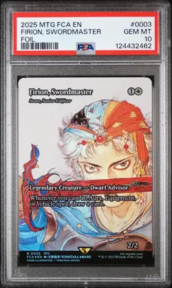 Firion, Swordmaster - Mtg Final Fantasy: Through the Ages Foil PSA 10 - Image 1