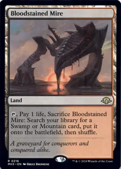 Bloodstained Mire Modern Horizons 3 - Magic MTG NM - Image 1