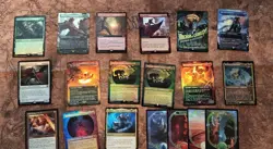 Magic the Gathering lot, foils, LOTR, Commander, plus free gift - Image 1