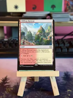 ?? MajorMiscut - Clifftop Retreat - MTG Magic Oddity Misprint - Image 1