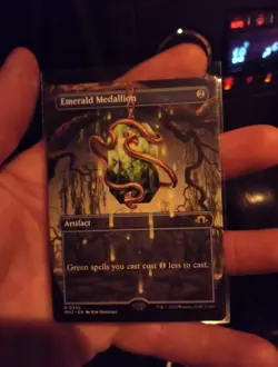 Emerald Medallion Borderless MTG MH3 - Pack Fresh - - Image 2