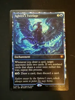 Sphinx's Tutelage (Showcase) - Special Guests (SPG) Mythic Magic MTG - Image 1