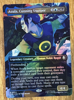 MTG Avatar: The Last Airbender, Azula, Cunning Usurper - Borderless Foil - Image 1