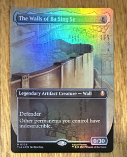 MTG Avatar: The Last Airbender, The Walls of Ba Sing Se - Borderless Foil - Image 1