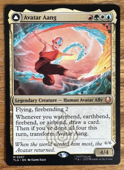 MTG Avatar: The Last Airbender, Avatar Aang / Aang, Master of Elements - Image 1