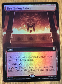 MTG Avatar: The Last Airbender, Fire Nation Palace - Extended Art Foil - Image 1