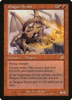 Dragon Tyrant Scourge MP MTG - Image 1