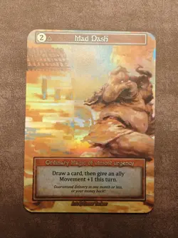 Mad Dash (Miscut Foil) - Sorcery: Contested Realm Alpha - Image 1