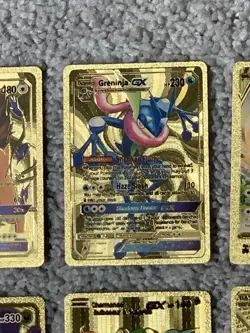 Set of 10 Pokemon Mew,Grimmsnarl,Charmander,Taurus +++Gold Foil Fan Art Cards - Image 3