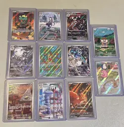 Pokemon Card Lot Of 11 Illustration Rares Pokemon TCG - Image 1
