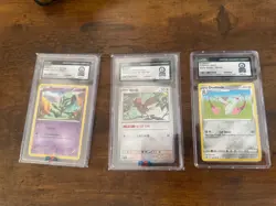 GUINNESS WORLD RECORD Pokemon German Elgyem, Korean Spearow, & English Doublade - Image 1