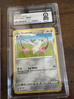 GUINNESS WORLD RECORD Pokemon German Elgyem, Korean Spearow, & English Doublade - Image 2