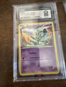 GUINNESS WORLD RECORD Pokemon German Elgyem, Korean Spearow, & English Doublade - Image 4
