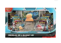 Pokemon Walmart Exclusive Snorlax Ex And & Blissey Ex Special Collection New - Image 1
