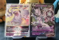 Mewtwo V 030/078 & Mewtwo VSTAR 031/078 NM Pokemon GO TCG - Image 1