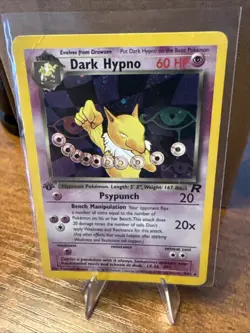2000 Pokemon Team Rocket Dark Hypno 1st Edition 9/82 Holo Rare - Image 1