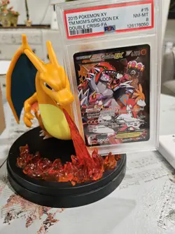 PSA 8 2015 Pokemon XY Team Magmas Groudon EX Full Art 15/34 Double Crisis - Image 1