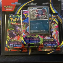 Pokemon Phantasmal Flames Three-Booster Blister X2 NEW Sealed - In Hand - Image 2