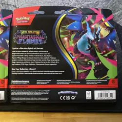 Pokemon Phantasmal Flames Three-Booster Blister X2 NEW Sealed - In Hand - Image 4