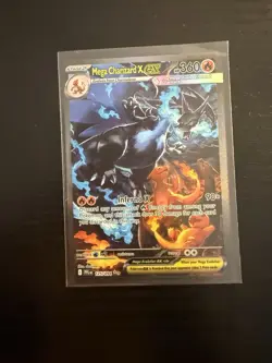 Mega Charizard X EX SIR 125/094 (English) Phantasmal Flames Pokemon TCG IN HAND - Image 1