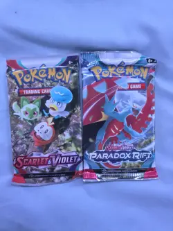 Pokemon, 1 Scarlett&Violet And 1 Paradox Rift Booster Packs - Image 1