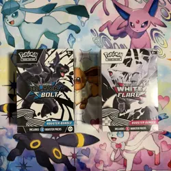 Pokemon Black Bolt and White Flare Booster Bundle Set of 2 Sealed - Image 1