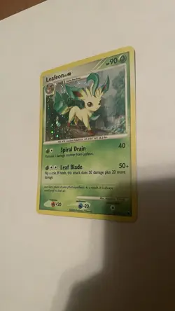 24/100 MP Leafeon LV.40 Holo Rare Majestic Dawn Pokemon TCG - Image 2