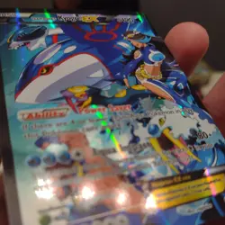 Pokemon Team Aqua's Kyogre EX Double Crisis Ultra Rare Full Art Holo - Image 2
