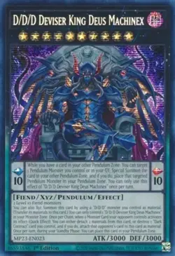Near Mint, English Yu Gi Oh D/D/D Deviser King Deus Machinex - MP23-EN023 - Pris - Image 1