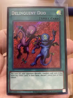 Delinquent Duo LCKC-EN101 Unlimited Secret Rare Near Mint +Bonus FREE SHIPPING! - Image 3