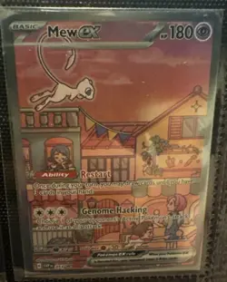 Mew EX 151 Pokemon Scarlet & Violet Black Star Promo Sealed 151 Card Collection - Image 1