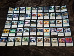 MTG INSTANT CARDS- Lot of 100(ALL BLUE NO DOUBLES) - Image 1
