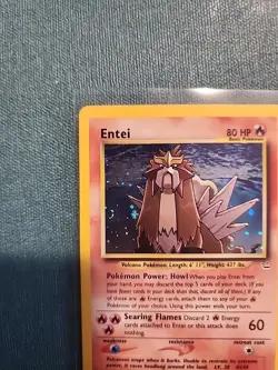 Pokemon Entei Neo Revelation TCG Holo Unlimited Rare Card 6/64 - Image 3