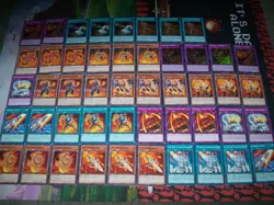 48 Card Volcanic Deck Core Blaze Accelerator Fire Ejection Inferno LD10 Yu-Gi-Oh - Image 1