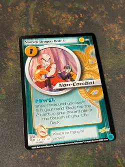 Namek Dragon Ball 1 - Dragon Ball Z DBZ CCG Score Card Nice! - Image 1