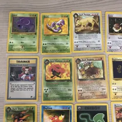 Lot Of 32 Vintage Pokemon Bulk Cards From Team Rocket Set LP-HP A2 - Image 2