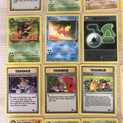 Lot Of 32 Vintage Pokemon Bulk Cards From Team Rocket Set LP-HP A2 - Image 5