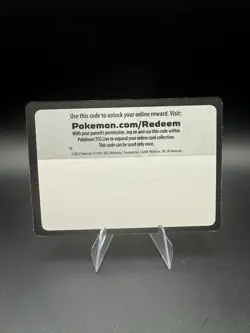 Pokemon TCG Blank Code Card Empty Error Misprint Near Mint NM - Image 1