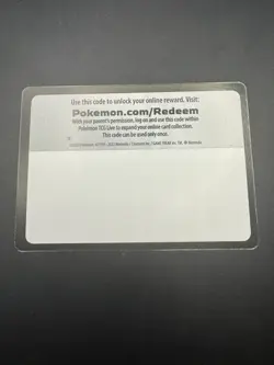 Pokemon TCG Blank Code Card Empty Error Misprint Near Mint NM - Image 4