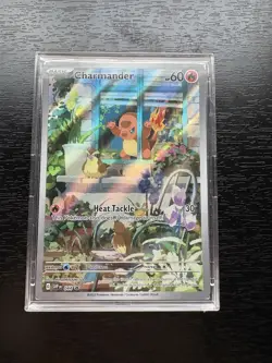 Pokemon Charmander TCG Scarlet & Violet Promo 044 Full Art Holo Card - Image 1