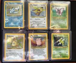 Jungle No Symbol Error Lot, 8 Cards, Scyther, Vaporeon, Clefable, Pidgeot + More - Image 1