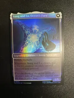 MtG - NM - FOIL - Aang, Swift Savior Aang and La, Ocean's Fury - Avatar - Image 2