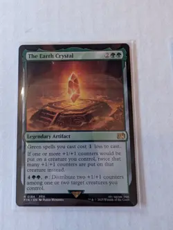MTG The Earth Crystal NM-Mint Final Fantasy - Image 1