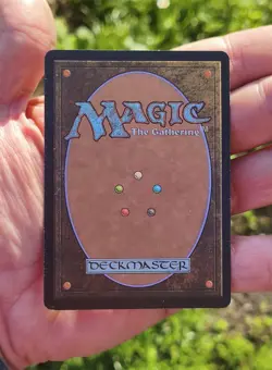 Mtg Hand Painted Altered Art ISLAND - Anime Girl! - Image 2