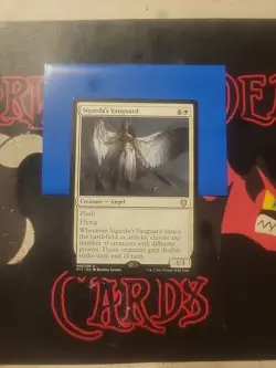 Magic The Gathering Commander Midnight Hunt "Sigarda's Vanguard" 008/038 RARE NM - Image 1