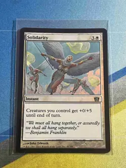 Magic the Gathering MTG 8th Edition SOLIDARITY Foil - Image 1