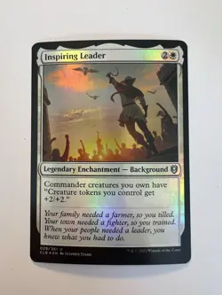 Inspiring Leader - FOIL - MTG Commander Legends: Battle for Baldur's Gate - NM - Image 1
